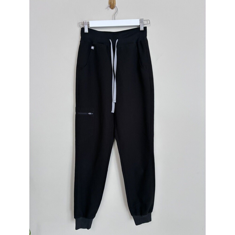 FIGS Women's Zamora Jogger Scrub Pants cargo pockets drawstring Size XXS
